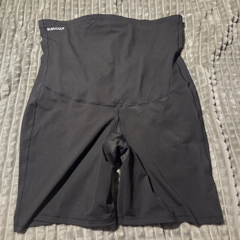 Burvogue High Waisted Shapewear Shorts Black Tummy Control Butt Lifter Size 3XL